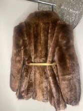 Load image into Gallery viewer, Brown Beaver Coat (Medium )