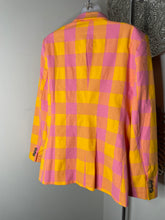 Load image into Gallery viewer, Pink &amp; Orange blazer (Size large)
