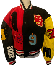 Load image into Gallery viewer, Varsity Patchwork Coat