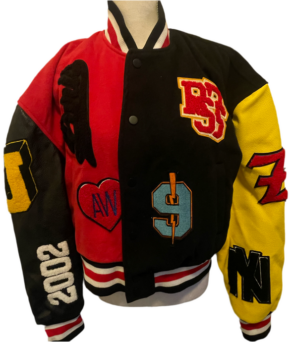 Varsity Patchwork Coat