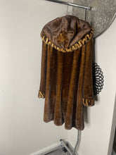 Load image into Gallery viewer, Beautiful Brown /Blonde Mix Mod Acrylic fur Coat (Tagged XL) P2P 25 inches