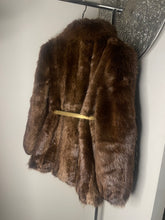 Load image into Gallery viewer, Brown Beaver Coat (Medium )